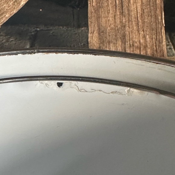 Vintage Enamel Nesting Mixing Bowls M. Kamenstein set of two (50) - Picture 7 of 9